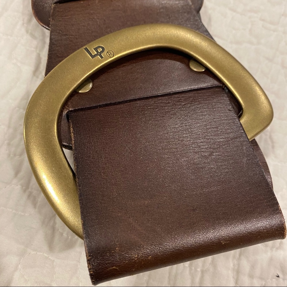 Linea Pelle x Bergdorfs Oversized Leather Belt - Picture 4 of 16